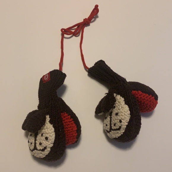 Zooni Knit Puppy Mittens - Baby Size 12M - Picture 2 of 3